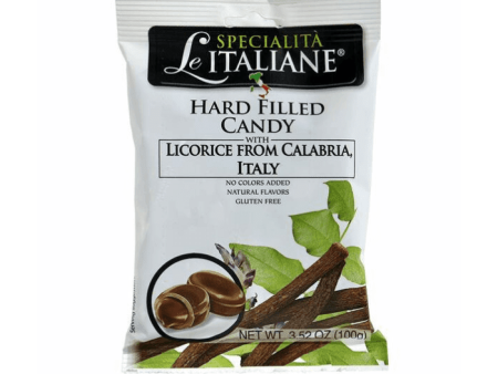 Serra Hard Filled Candy with Licorice from Calabria, 3.52 oz Fashion