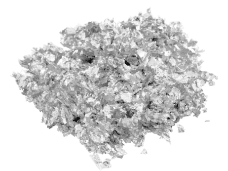 Silver Flakes Edible Silver Flakes for Decoration and Garnish, 1000mg For Sale