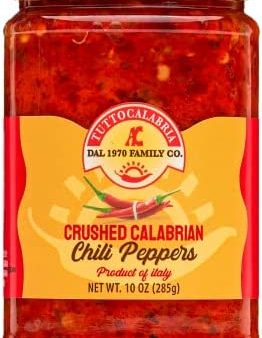 Tutto Calabria Crushed Hot Chili Peppers, 10 oz Supply