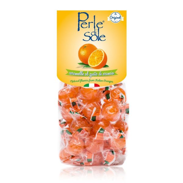 Perle di Sole Amalfi Orange Drops Hard Candies, 7 oz Online now