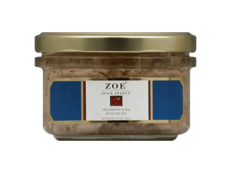 Zoe Yellowfin Tuna in Olive Oil, 5.8 oz For Sale