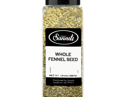 Sanniti Whole Fennel Seeds, 14 oz Supply