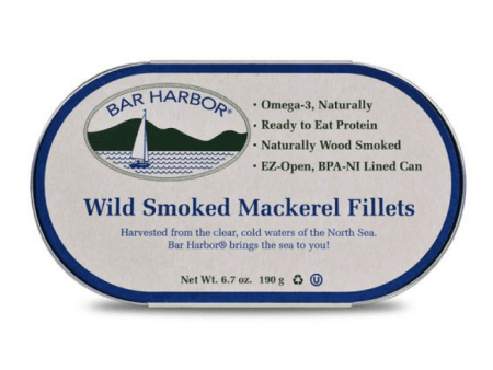 Bar Harbor Wild Smoked Mackerel Fillets, 6.7 oz Discount