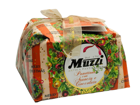 Muzzi Orange and Chocolate Panettone 2.2 lb. For Sale