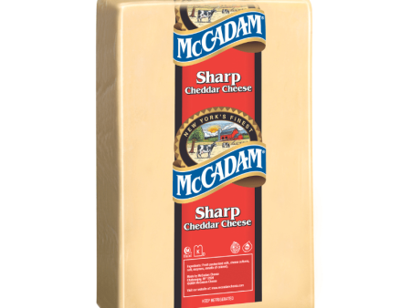 McCadam Sharp White Cheddar Cheese, 10 Lbs For Cheap