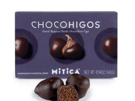 [Best Before: 02 09 2025] Mitica Chocohigos Hand-Dipped Dark Chocolate Figs - 4.9oz Online Sale