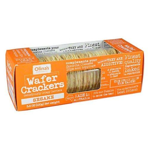 Olina s Bakehouse Sesame Wafer Crackers, 3.5 oz Hot on Sale