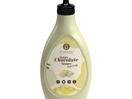 Scyavuru Sicilian White Chocolate Topping Sauce, 17.6 oz Fashion