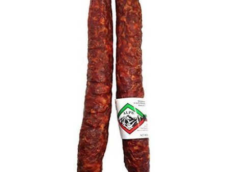 Alps Hot Dry Sausage 20 links, 10 lb. [Refrigerate after opening] Online