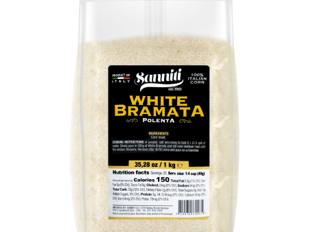 Sanniti Corn Meal White Bramata Polenta, 2.2 Lbs on Sale