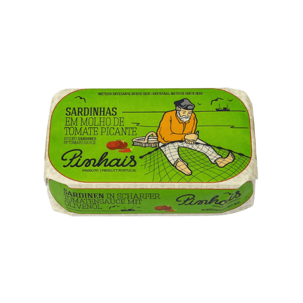 Pinhais Spiced Canned Sardines in Tomato Sauce, 4.4 oz Fashion