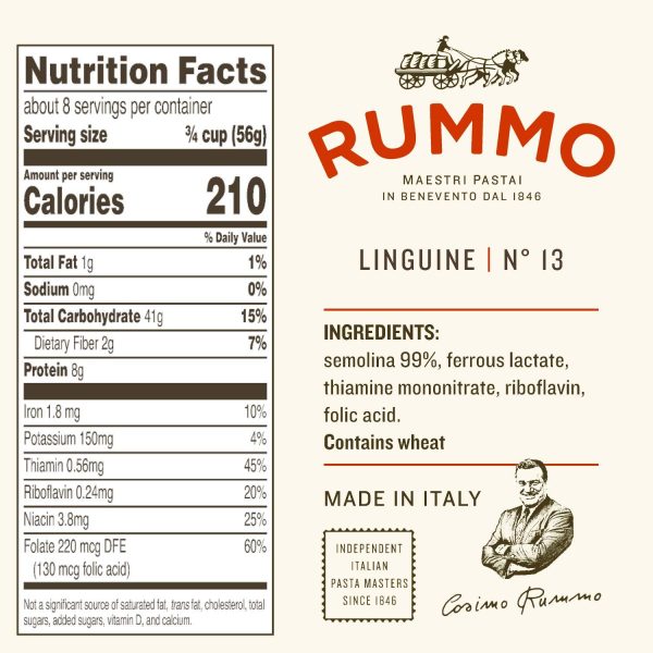 Rummo Linguine, 1 lb. (454 grams) Online Hot Sale