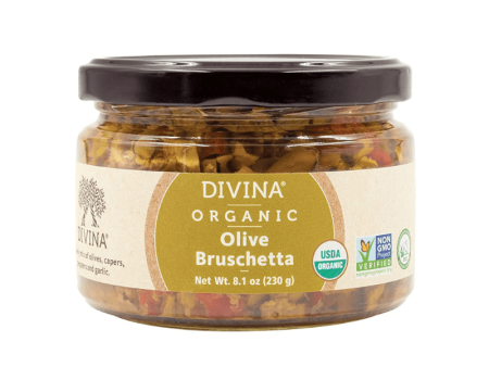 Divina Organic Olive Bruschetta in Jar, 8.1 oz Online Sale