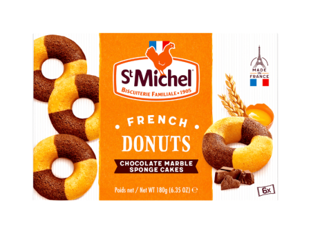 St Michel Marbled Donuts, 6.35 oz For Cheap