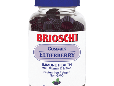 [Best Before: 12 30 25] Brioschi Elderberry Flavored Gummies, 100 Count Fashion