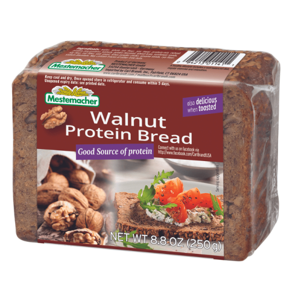 Mestemacher Walnut Protein Bread, 8.8 oz Supply