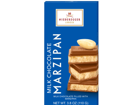 [Best Before: 03 11 25] Niederegger Marzipan Covered with Milk Chocolate Bar, 3.88 oz Online Hot Sale