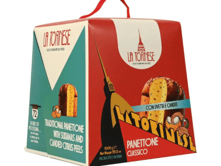 La Torinese Classic Panettone, 2.2 lbs Supply