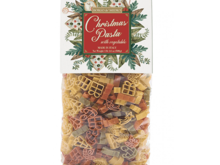 Borgo de  Medici Organic 5 Color Christmas Shaped Pasta, 17.6 oz For Sale