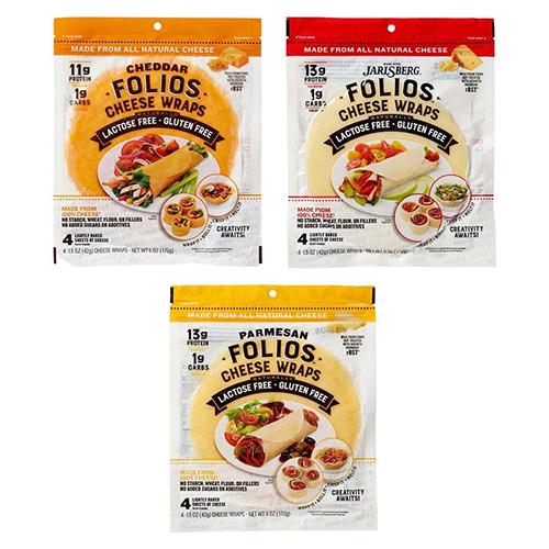 Folios Cheese Wraps Variety, 6 oz [Pack of 3] Online Hot Sale