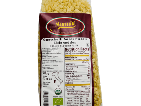 [Best Before: 04 21 25] Sanniti Organic Sardi Piccoli Cicioneddos, 17.6 oz For Cheap