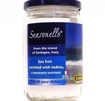 Seasonello Fine Sea Salt Enriched with Iodine, 10.5 oz Cheap