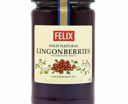 Felix Wild Natural Lingonberries, 14.5 oz For Cheap