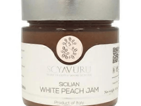 Scyavuru Sicilian White Peach Jam, 8.8 oz For Sale