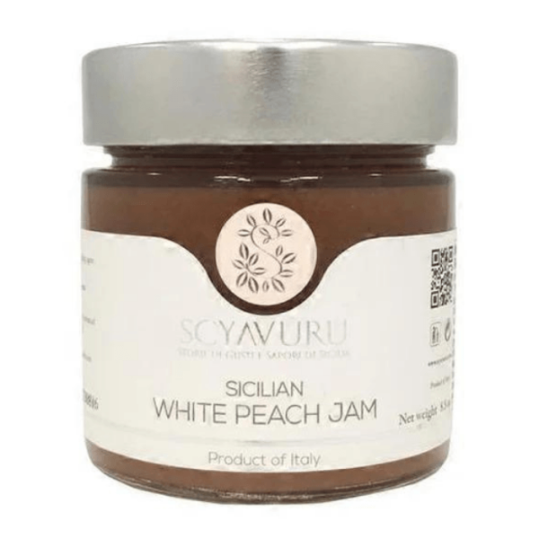 Scyavuru Sicilian White Peach Jam, 8.8 oz For Sale