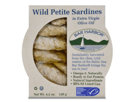 Bar Harbor Wild Petite Sardines in Extra Virgin Olive Oil, 4.2 oz For Discount