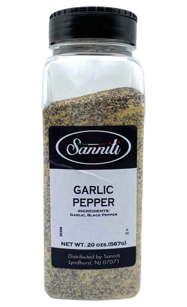 [Best Before: 02 28 25] Sanniti Garlic Pepper, 20 oz (567 g) Online Sale