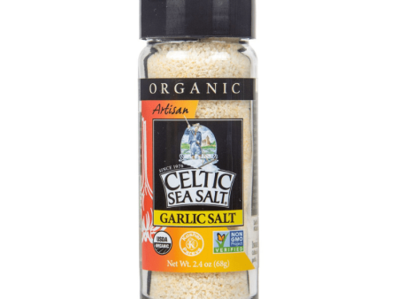 Celtic Sea Salt Organic Garlic Salt Shaker, 2.4 oz Fashion