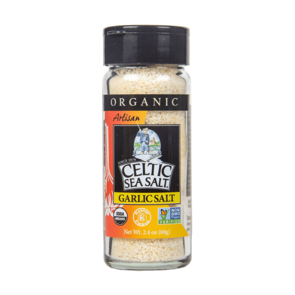 Celtic Sea Salt Organic Garlic Salt Shaker, 2.4 oz Fashion