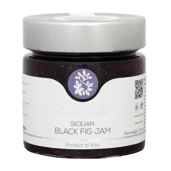 Scyavuru Sicilian Black Fig Jam, 8.8 oz Fashion