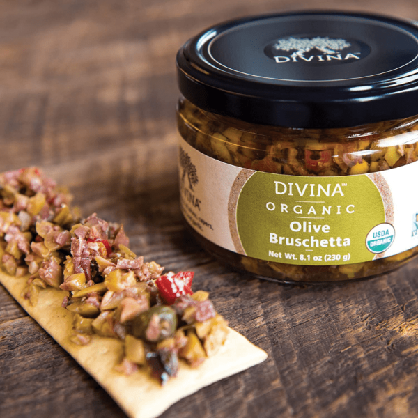 Divina Organic Olive Bruschetta in Jar, 8.1 oz Online Sale