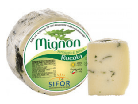 Sifor Mignon Primo Sale Sicilian Pecorino with Rucola Wheel, 2 Lbs Fashion