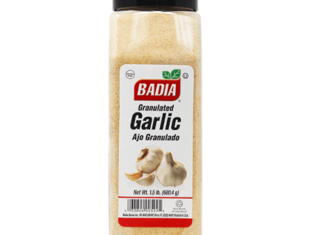 Badia Granulated Garlic, 24 oz Supply