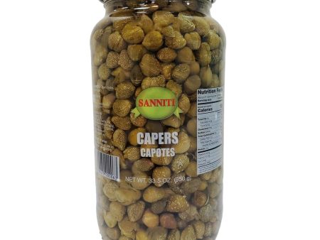 Capers Capotes in Vinegar and Salt Brine, 33.5 oz For Cheap