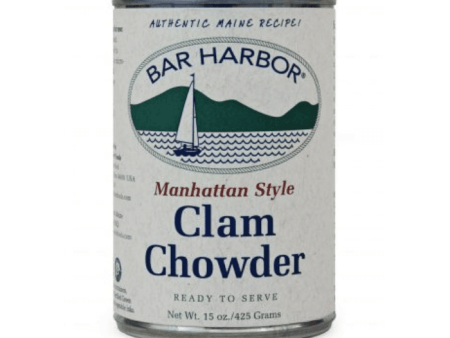 [Best Before: 11 30 25] Bar Harbor Manhattan Style Clam Chowder, 15 oz Fashion