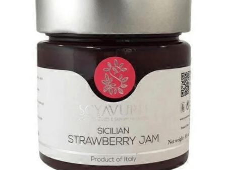 Scyavuru Sicilian Strawberry Jam, 8.8 oz Supply