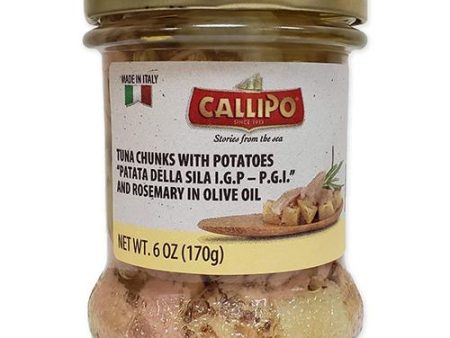 Callipo Tuna in Olive Oil with Potatoes and Rosemary, 6 oz Jar Online now