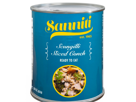 Sanniti Scungilli Sliced Conch, 29 oz Online Sale