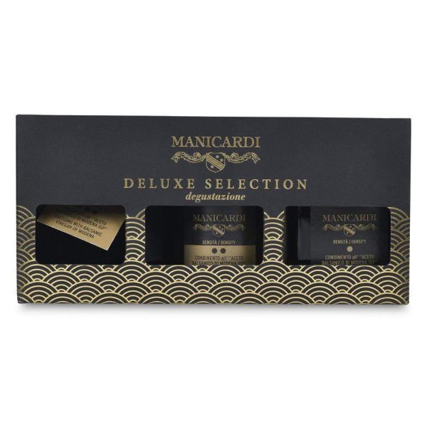 [Best Before: 09 26 25] Manicardi Dressings Deluxe Balsamic Vinegar Selection Gift Box (3 X 100 ml) Supply