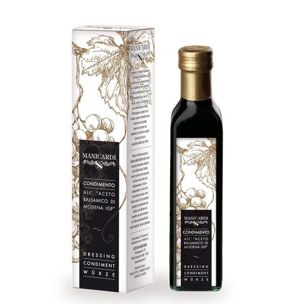 [Best Before: 10 17 25] Manicardi Condimento Balsamic Vinegar of Modena, 8.45 oz (250 mL) Fashion