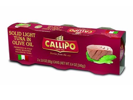 Callipo Oro Tuna Light in Olive Oil, 3 Cans (2.8 oz) Discount