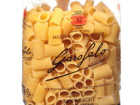 Garofalo No.32 Mezze Maniche Rigate Pasta, 16 oz (1 lb) Online now