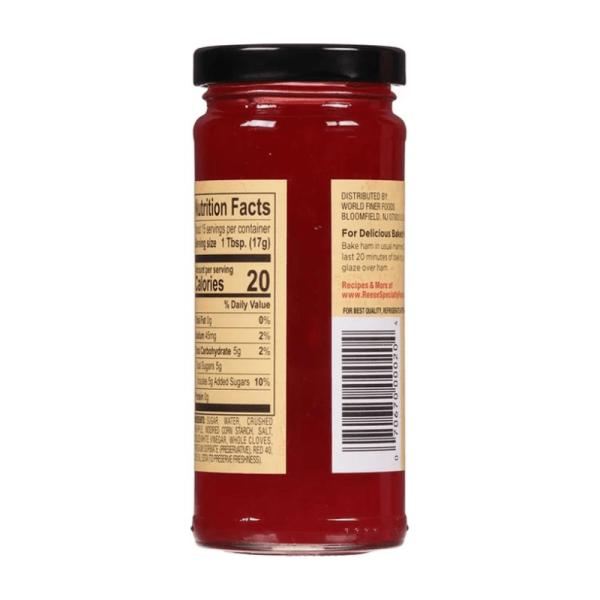 [Best Before: 01 30 25] Reese Ham Glaze Sauce, 9 oz Supply