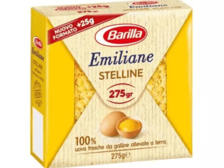 Barilla Emiliane Stelline Egg Pasta, 9.7 oz Online Hot Sale