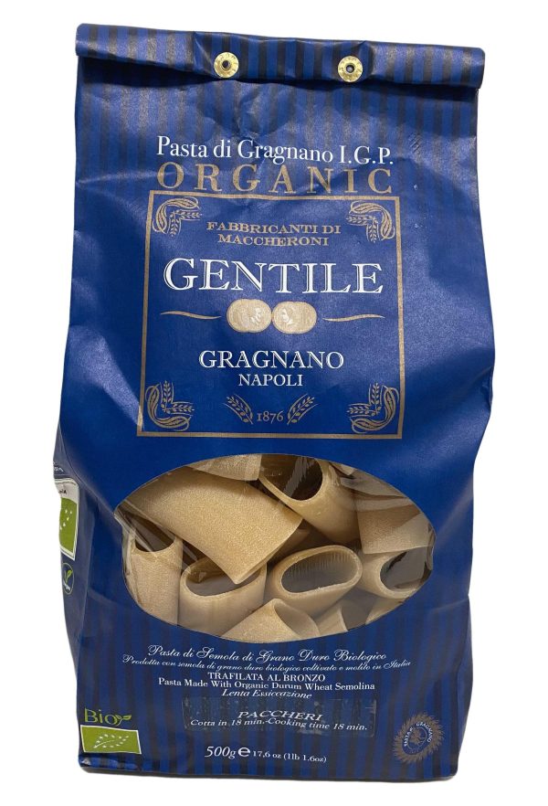 Pastificio Gentile Organic Paccheri Pasta, 17.6 oz Fashion