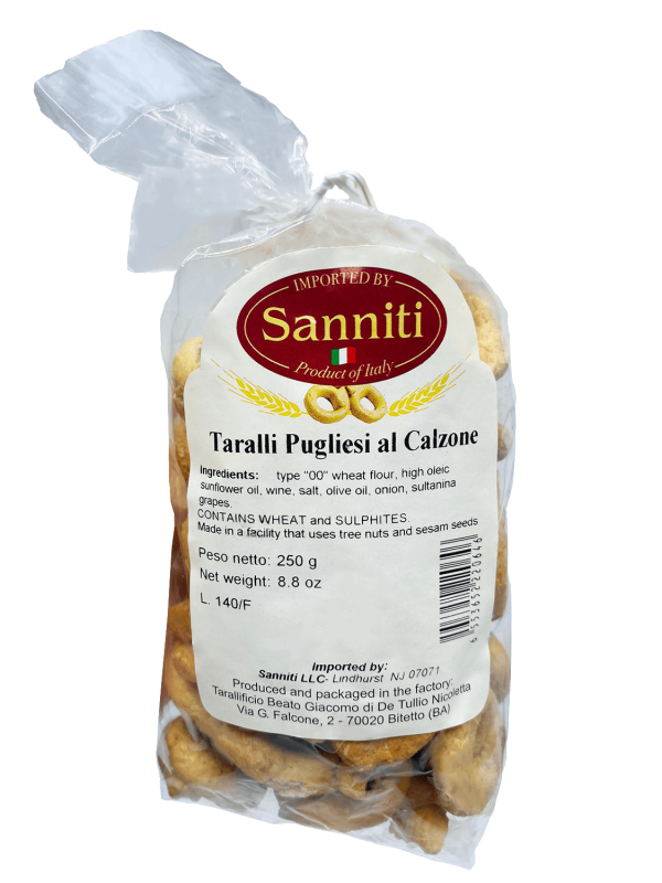 Sanniti Taralli Pugliesi al Calzone, 8.8 oz Fashion